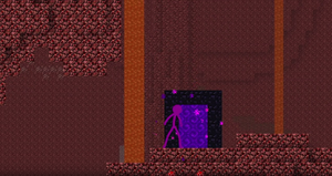 Purple in the Nether.