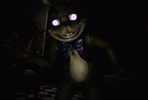 Spring Bonnie's solid form after all 16 tapes and 30 Faz-Coins are collected