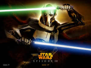 Promotional poster of General Grievous.