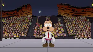 Mickey Mouse's defeat.