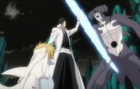 Aizen saves Harribel