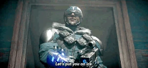 Captain Cold meeting Wonder Woman