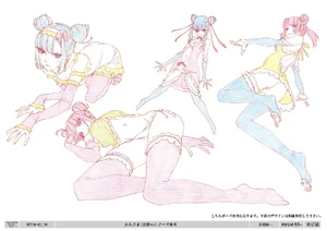 Girl character design.