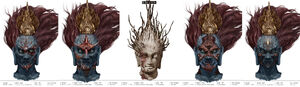 Lord Redmane’s concept art ( heads )