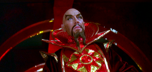 Max von Sydow as Ming the Merciless in the Flash Gordon film.