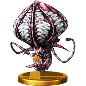 Phantoon's trophy in Super Smash Bros. For Wii U.