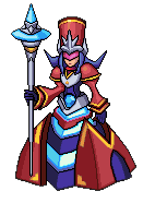 Queen Virgo in Rockman Xover.