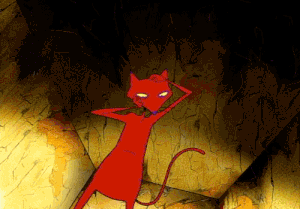 Katz preparing to kill Courage