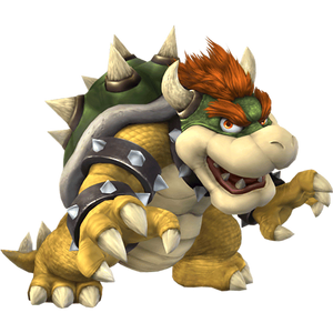 Bowser's artwork of Super Smash Bros. Brawl