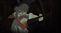 Don Gaspar García turned into an undead after dying in the mine's explosion.