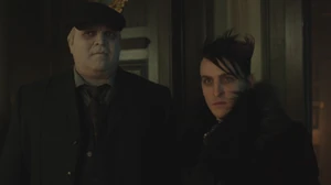 Butch and Penguin's dissaproval faces after seeing the person laughing under influence of gas.