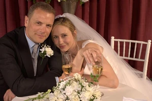 Sam and Norma's wedding picture.