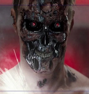 An alternate scene, featuring T-RIP's face getting blown off.