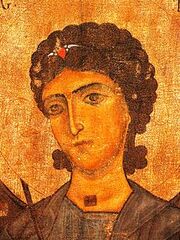 215px-Mestia Museum. Archangel Gabriel. 12th c..jpg