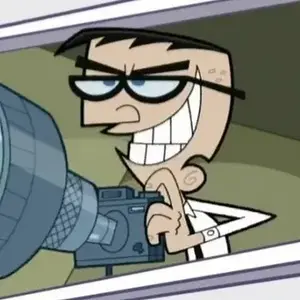 Denzel Crocker's evil grin