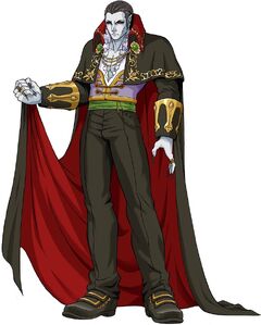 Dracula's  style appearance in Castlevania: Portrait of Ruin.