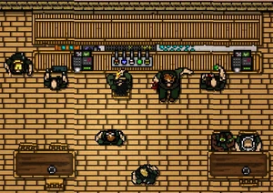 The Fans at a military bar during the Hawaii Conflict.