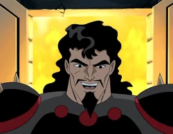 Hades' handsome human form.