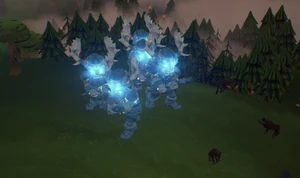 A band of Hrimthursar/Ice Giants in Valhalla Hills.