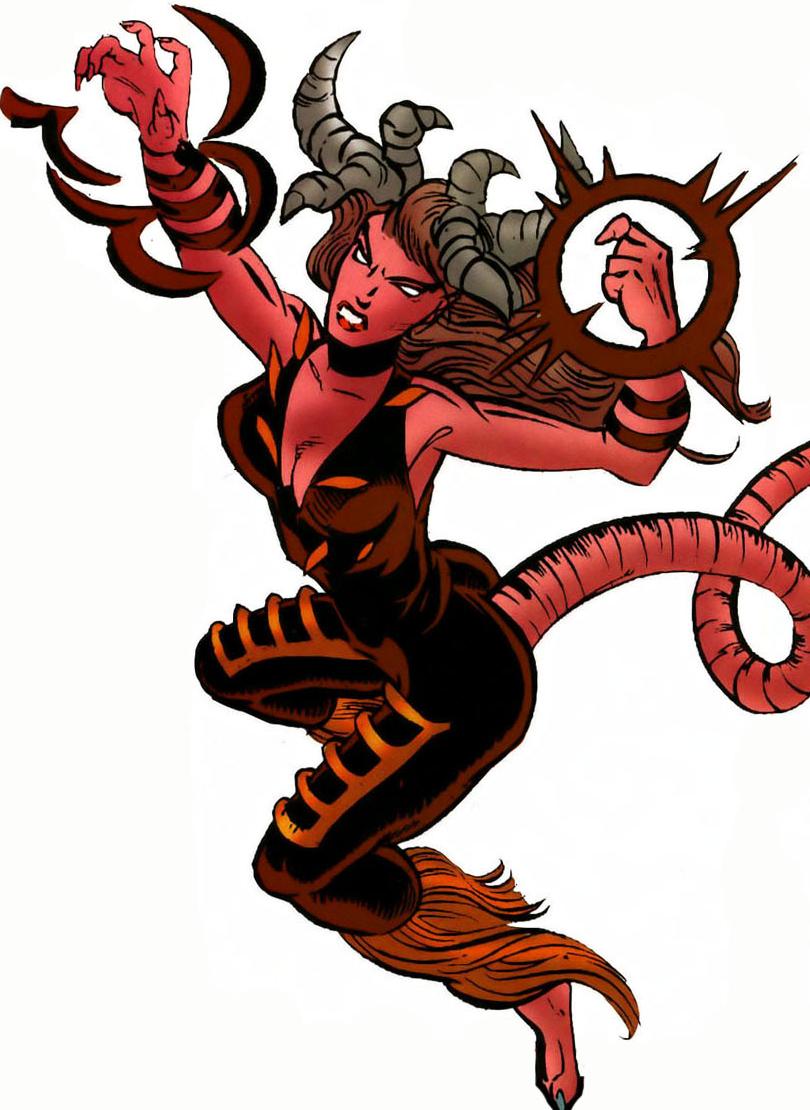 Mephista is a demonic supervillain from Marvel comics and the daughter of t...