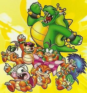 King Koopa and the Koopa Kids.