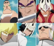 Six Arrancar: Choe Neng Poww, Charlotte Chuhlhourne, Abirama Redder, Findorr Calius, Ggio Vega, and Nirgge Parduoc