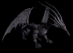 Kalameet's earlier unused model found in the game files.