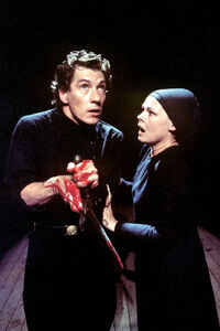 Sir Ian McKellen as Macbeth.