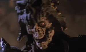 Evil Ash as a Skeleton.