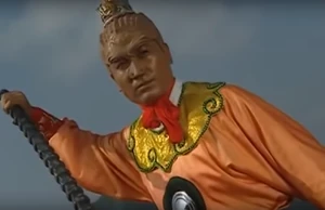 Tuolong with a sword.