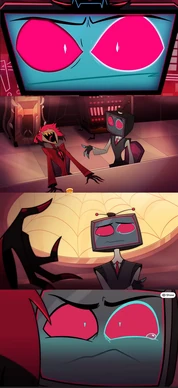 We get it, it's not hard to feel bad and why we can relate to Vox. But everything else he does in the name of godhood, taking advantage of others, and exploiting those into his grasp? This is the same guy who got turned on over Alastor getting his ass whooped.