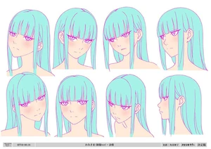 Girl human expressions.