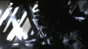 Doomsday fully transformed inside the Fortress of Solitude.