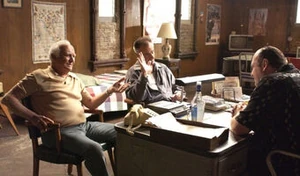 Feech at a sit down with Paulie.