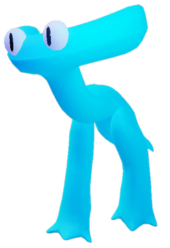 BLUE FROM RAINBOW FRIENDS CHAPTER 2 ODD WORLD, ROBLOX GAME