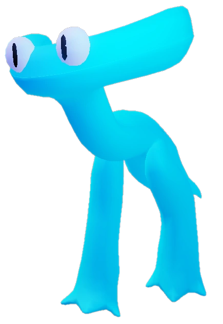 CYAN FROM RAINBOW FRIENDS CHAPTER 2 ROBLOX GAME V.2