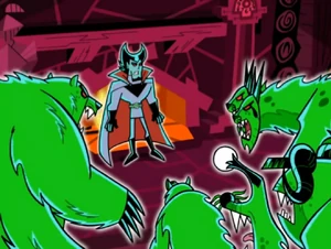 "Dont even think about it you spectral freaks, I'm still more powerful than you!"