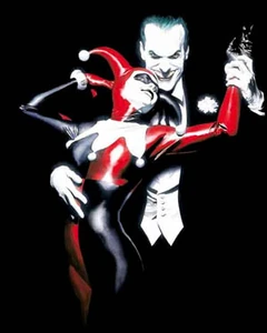 Harley and the Joker, as depicted on the cover of Batman: Harley Quinn.