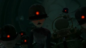 DOR-15's rise to power after enslaving the Robinsons.