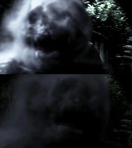 Azazel's black smoke form.