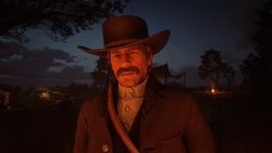 Cousin Bob. The same age as the notorious Arthur Morgan, a man he hasn't  seen since childhood. The quieter (ahem) of the two cousins shunned gang  life in favour of a life