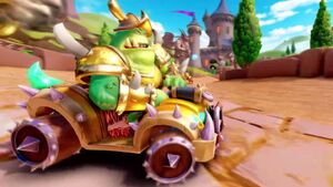 Gnasty Gnorc in Crash Team Racing Nitro Fueled.