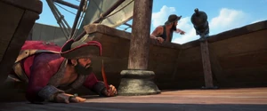 Silver informed of Crusoe's escape