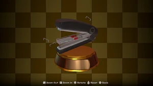 Stapler's Collectible Treasure at the Musée Champignon.