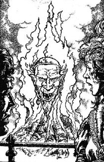 Throg in the fire