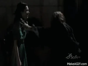 The witch possessing young Azkadellia.