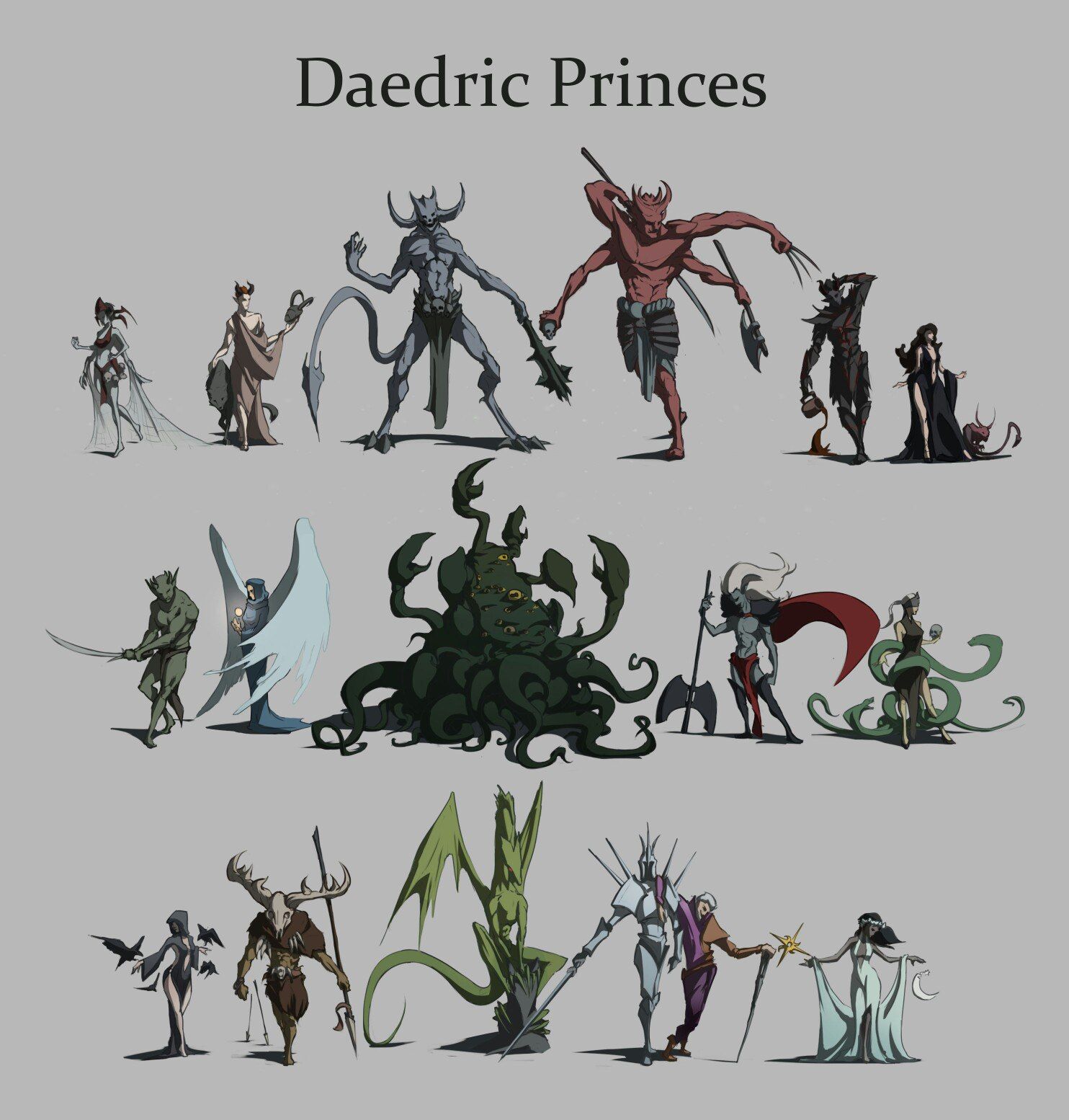 skyrim daedric princes