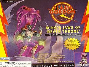 Toy set of Ming from the 1996 "Flash Gordon" series.