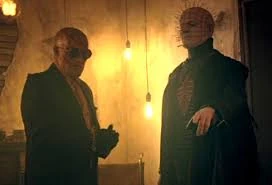 Pinhead and the auditor.