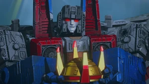 Starscream having a hallucination of his coveted crown.